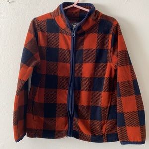 Boys fleece zip up jacket